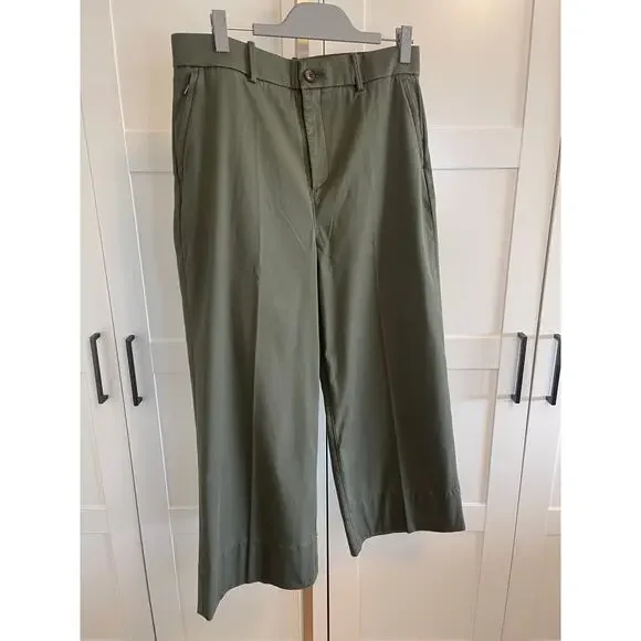NWT: Spanx ST Crop Wide Leg 2.0 in Dark Pine Size XL - Picture 2 of 8